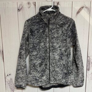 The North Face Osito Fleece Jacket Women’s Medium Gray Ice-Dye EUC